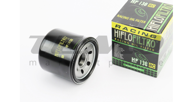 Фільтр масляний HF138RC (68x75мм) APRILIA RSV 1000 Tuono V4R, KAWASAKI KLV 1000, SUZUKI GSF 600/650/1200, SUZUKI GSX 600 F/650 F/750F - фото 1