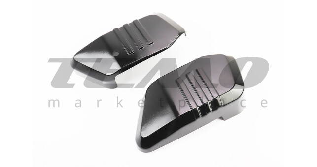 Декор передней панели сиденья Viper V200R2 пластик 2шт чёрный - фото 1