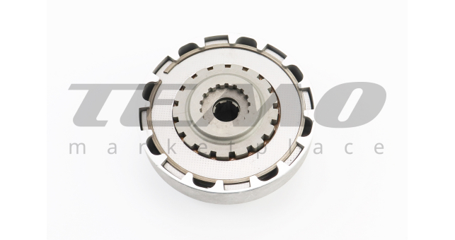 Сцепление двухдисковое в сборе (корзина) Delta 110/125cc &quot;механика&quot; + 9 деталей - фото 2