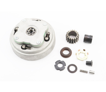 Сцепление двухдисковое в сборе (корзина) Delta 110/125cc "механика" + 9 деталей