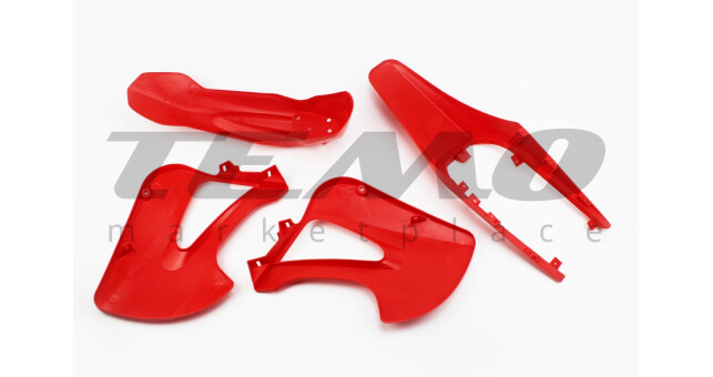 Пластик комплект деталей 6шт красный - фото 2