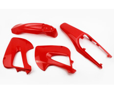 Пластик комплект деталей 6шт червоний