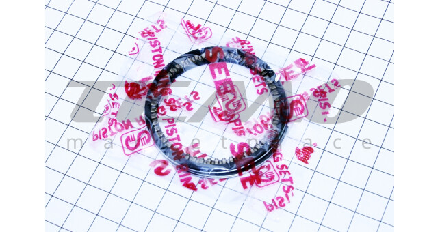 Кольца поршневые SEE CB125 56.5 мм STD толщина 1.1 мм жёлтая коробка - фото 2