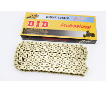 Цепь привода колеса D.I.D. 525HVO*120L GOLD с сальниками нет DID на звене