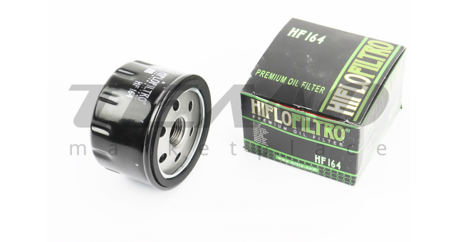 Фильтр масляный HF164 (76x54мм) BMW C 600 Sport/650 GT/F 650 GS/HP2 Enduro/HP2 Sport/K 1200 R/ K 1600 GT/R 1200 GS/ R 1200 Nine/R 1200 R/R 1200 RT - фото 1