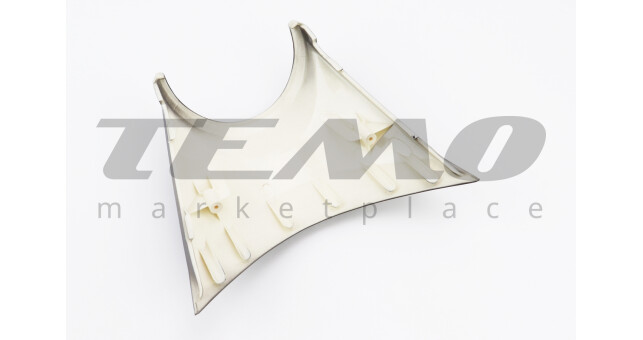 Пластик накладка дзьоба Yamaha BWS125 верхня під вертикальні фари чорний - фото 2