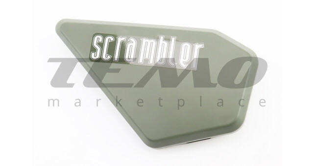Пластик боковой средний левый Scrambler 250 хаки - фото 1