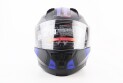 Шлем для мотоцикла модуляр F-2 BLD-162 S 55-56 см Чёрный матовый с сине-серым рисунком закрытый с откидным подбородком + откидные очки - фото 5