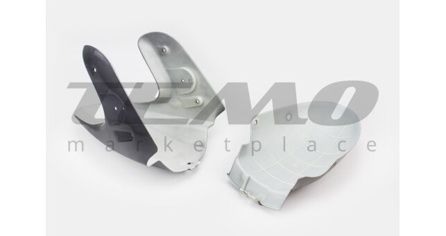 Крыло переднее STORM пластик серый к-кт 2шт - фото 2