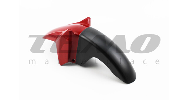 Крыло переднее ALPHA пластик красный - фото 2