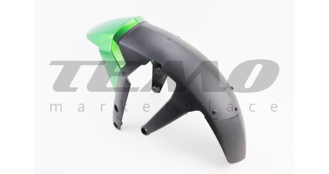 Крило переднє BAJAJ DOMINAR D400cc пластик чорно-зелений 52JF1355 - фото 2