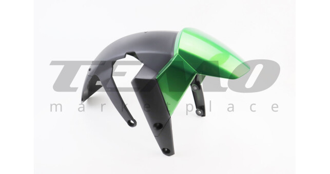Крило переднє BAJAJ DOMINAR D400cc пластик чорно-зелений 52JF1355 - фото 1