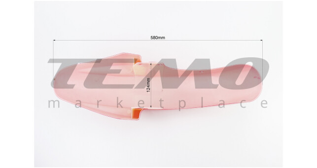 Крыло переднее Loncin Viper Kinlon JL150/70C пластик красный - фото 4