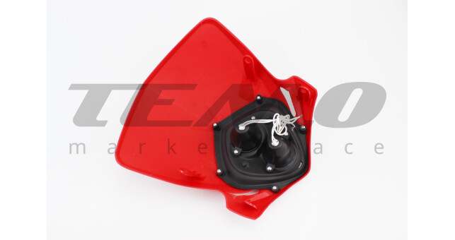 Обтічник + фара пластик червоний - фото 2