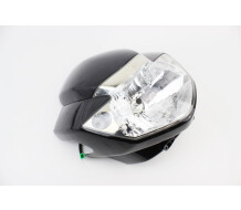 Обтічник + вітровик фара пластик чорний TVS Apache RTR 160