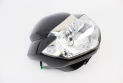 Обтекатель + ветровик фара пластик чёрный TVS Apache RTR 160 - фото 1