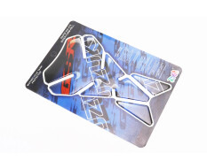 Наклейка защитная на бак топливный "SUZUKI", синий NG-015