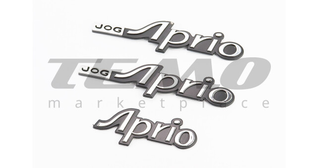 Наклейка шильдик "JOG APRIO" к-кт 3шт (13х3см) - фото 1