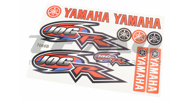 Наклейки набор 11шт &quot;Yamaha JOG&quot; 7068В (26х17см) - фото 1
