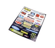 Наклейки набор 30шт "MOTORSPORТ" 5518 (25х21см)
