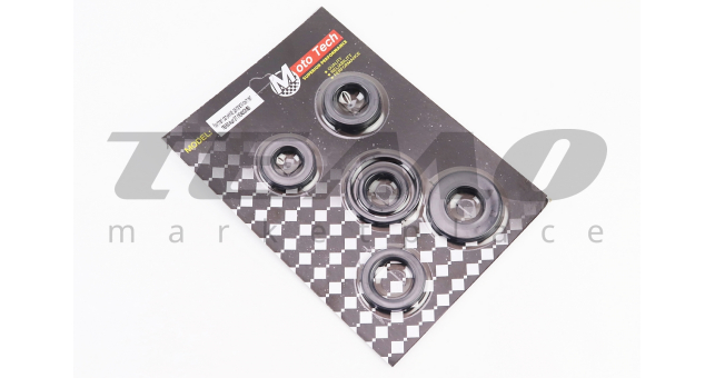 Сальники Mototech 17x28x5.5; 19x26x5; 20x30x7; 20x38x5; 22x32x5.5; 34x39x3 к-кт 6шт - фото 2