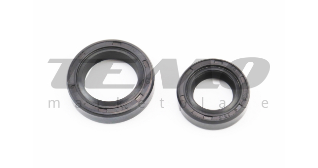 Сальники Mototech 15.6x25.5x7; 20x31x7 коленвала к-кт 2шт - фото 1
