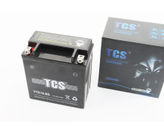 Мото акумулятор TCS 12 Вольт 16Аh YTX16-BS гелевий
