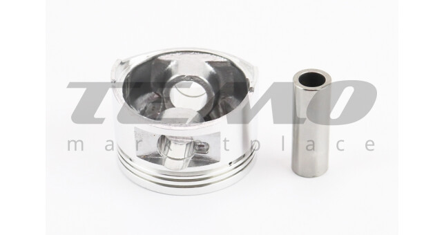 Поршень SEE 150cc 57.4 мм +0.25 палець 15 мм жовта коробка - фото 2