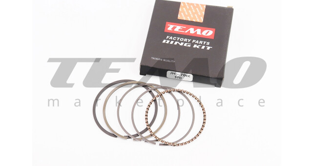 Кольца поршневые TEMO DELTA 70cc 47 мм STD - фото 1
