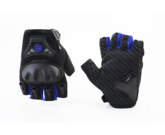 Перчатки мотоциклетні без пальців XL-Чорно-Сині