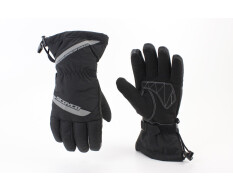 Перчатки мотоциклетні, теплі L-Чорно-Сірі