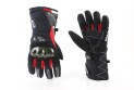 Перчатки мотоциклетные, теплые XL-Чёрно-Красные - фото 1