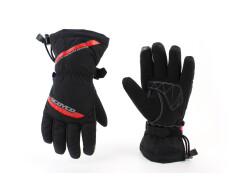 Перчатки мотоциклетні, теплі XL-Чорно-Червоні