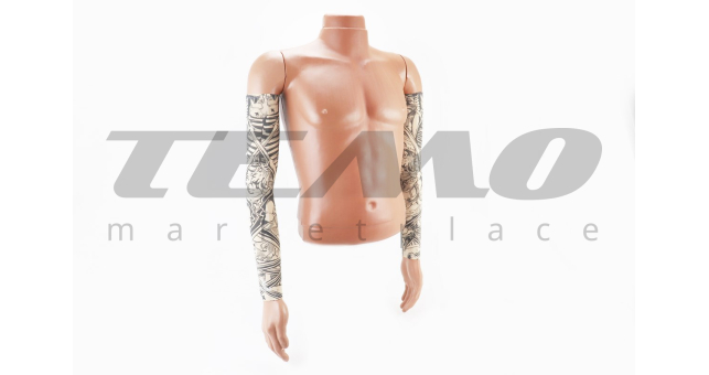 Рукав солнцезащитный к-кт 2шт, M-Тату с рисунком UV-M523JC - фото 1