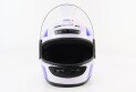 Шолом для мотоцикла інтеграл KUROSAWA закритий HF-101/501 M Білий з синім - фото 5