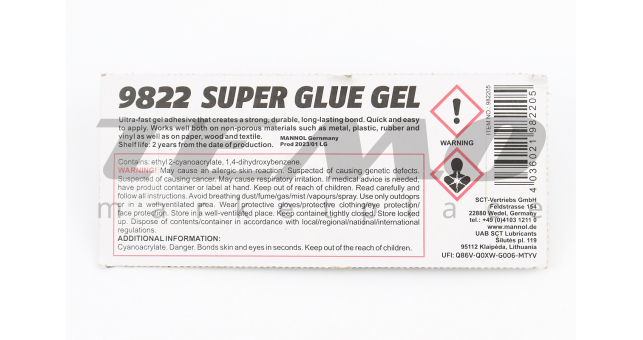 Клей багатофункціональний, гелевий &quot;Super Glue GEL&quot;, 3g - фото 2