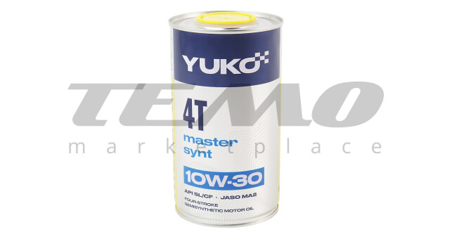 Масло 4T 10W-30 - полусинтетическое универсальное "Master SYNT", 0,6L Metal - фото 1