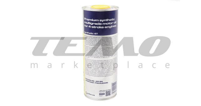 Масло 4T 5W-40 - синтетическое универсальное &quot;SYNTHETIC&quot;, 1L, Metal - фото 2