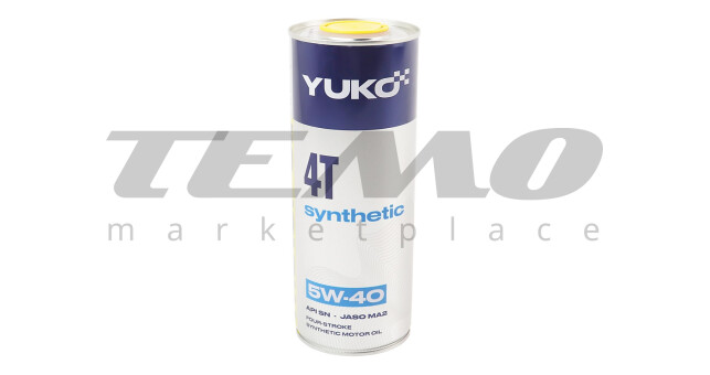 Масло 4T 5W-40 - синтетическое универсальное "SYNTHETIC", 1L, Metal - фото 1