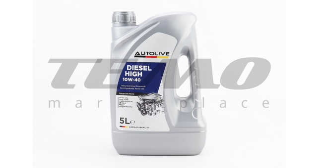 Олія 4T 10W-40 - напівсинтетична універсальна &quot;DIESEL HIGH&quot;, 5L - фото 1