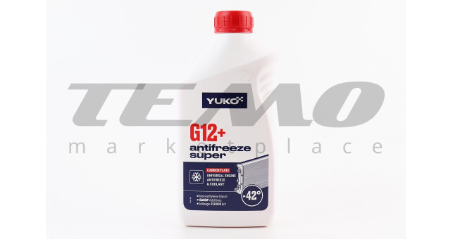 Жидкость охлаждающая -40&deg;C "АНТИФРИЗ G12+", красная 1L - фото 1