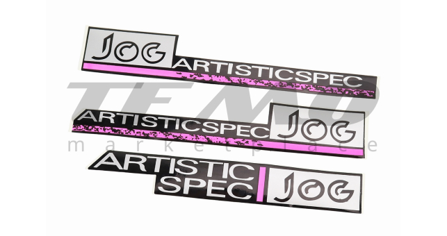 Наклейка &quot;JOG-ARTISTIC&quot; 3шт  (23,5х3,5см) - фото 1