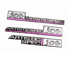 Наклейка "JOG-ARTISTIC" 3шт  (23,5х3,5см)