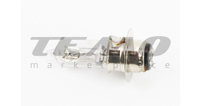 УЦЕНКА Лампа фары P15D-25-1 12V 18/18W, (незначительный заводской дефект, см. фото) - фото 1