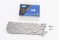 Цепь приводная 1/2х3/32х116L 6/7/8 скоростей, серебристая X8 EPT - фото 1