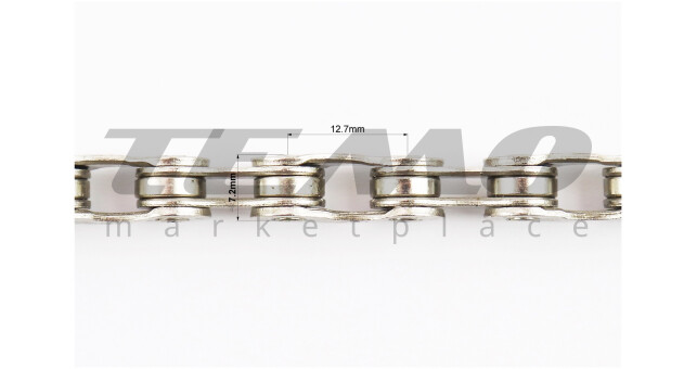 Ланцюг приводний 1/2х3/32х116L 8 швидкостей, сріблястий OCTO - фото 2