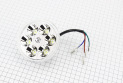 УЦЕНКА DELTA Фары круглой внутренняя часть 6-LED с ободком, 80мм (не горит несколько диодов) - фото 1