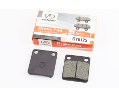 Гальмівні колодки (дискові) Honda DI050 / Tact 50; DAELIM GZ50; SYM- Orbit 50; KYMCO- MXU 400 к-кт 2шт чорні