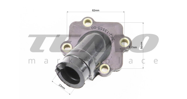 Патрубок карбюратора Yamaha 3KJ - фото 3