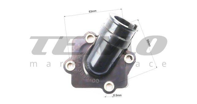 Патрубок карбюратора Yamaha 3KJ - фото 3